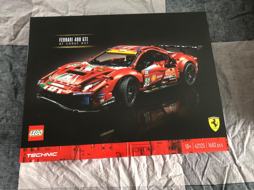 Lego 42125 Ferrari 488 GTE, Ophalen of Verzenden, Nieuw, Complete set, Lego