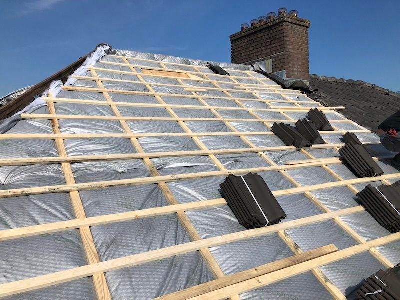Subsidie isolatie SF40BB superfoil origineel SUPERFOIL., Doe-het-zelf en Verbouw, Dakpannen en Dakbedekking, Kunststof, Zwart