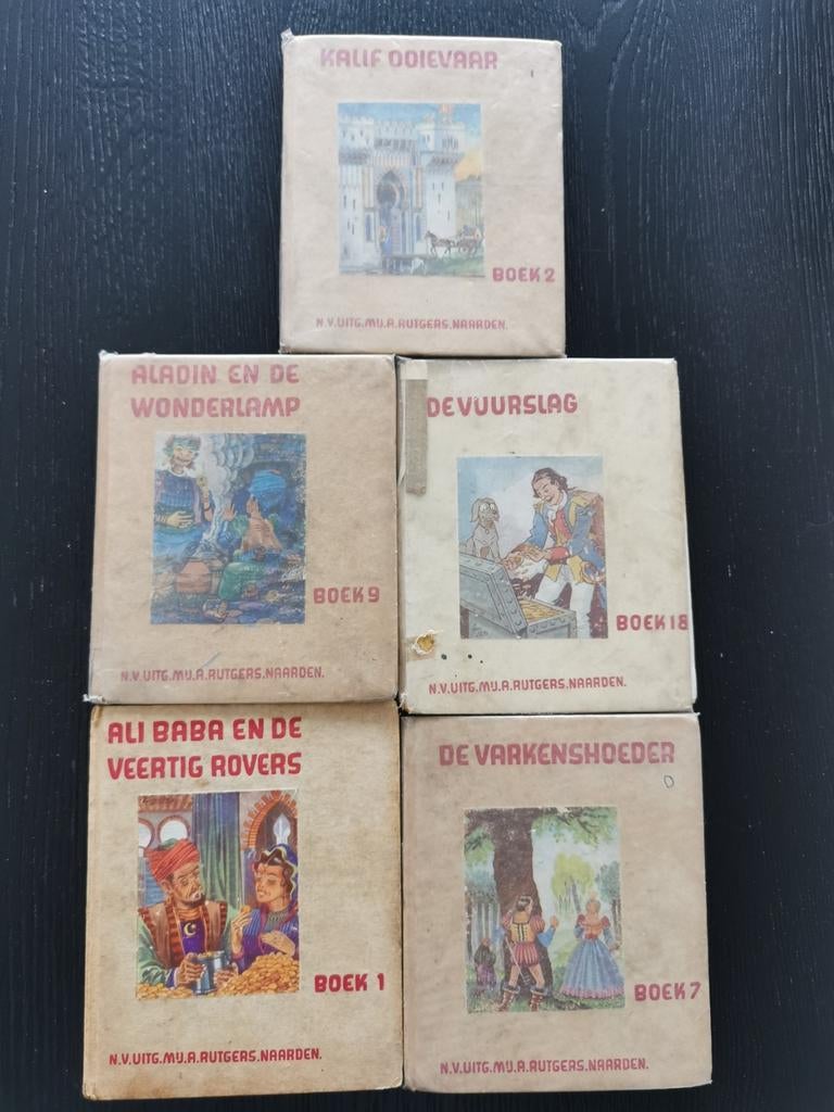 Oude sprookjesboeken Rutgerts Naarden, Ophalen of Verzenden, Gelezen, Rutgerts Naarden, Sprookjes