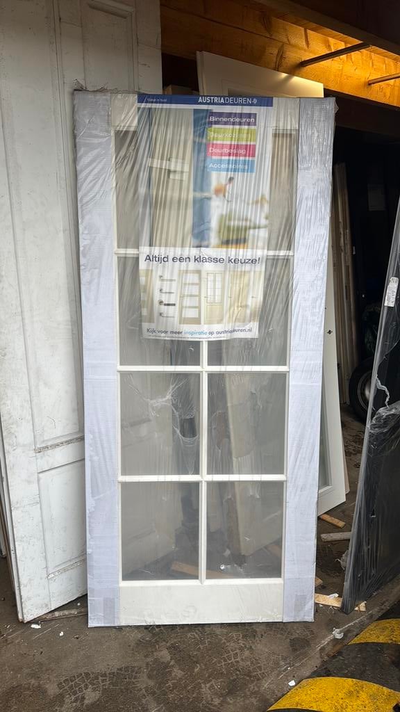 Paneeldeur 93x211.5 cm nr 870, Ophalen, 80 tot 100 cm, Binnendeur, Nieuw