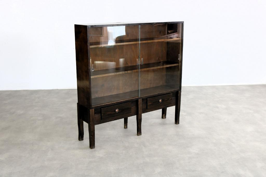 vintage vitrinekast | sideboard | jaren 50 | Zweeds, Gebruikt, Met deur(en), Glas, 150 tot 200 cm