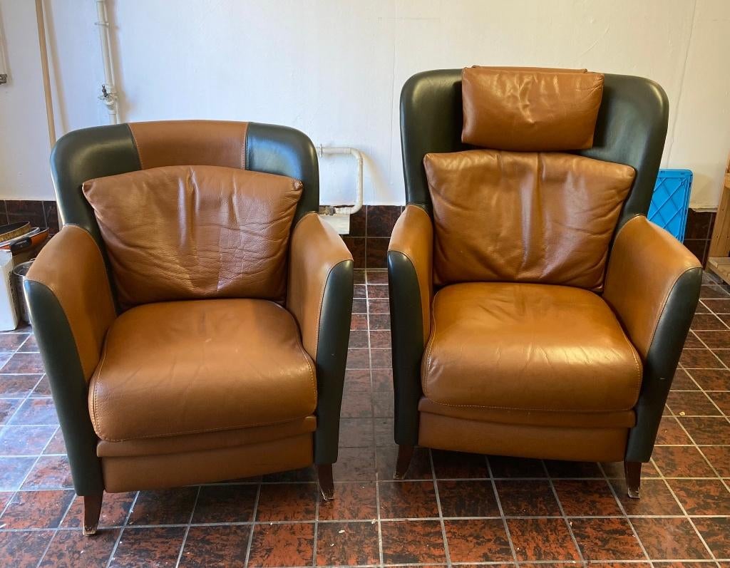 Mol en Geurts leren stoelen, Ophalen, Gebruikt, Minder dan 75 cm, Leer