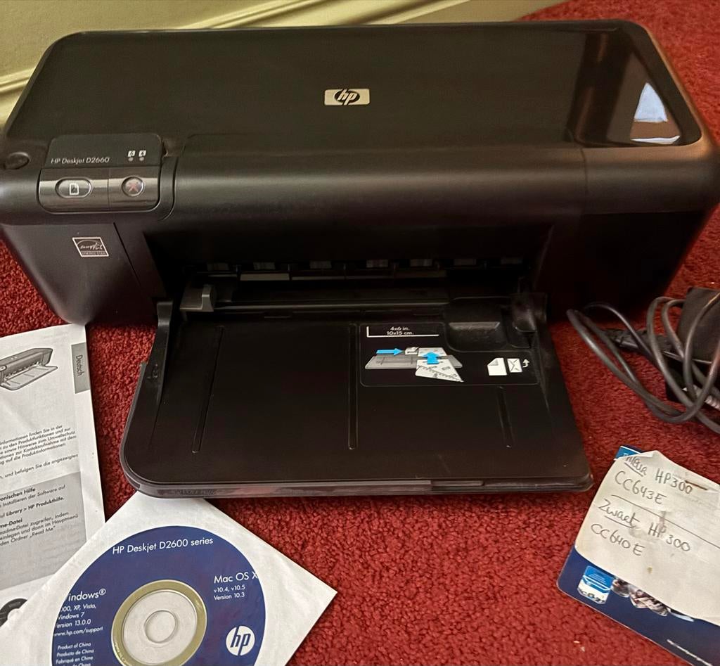 HP Deskjet D2660 Printer, Computers en Software, Printers, Ophalen, Gebruikt, Printer, Inkjetprinter
