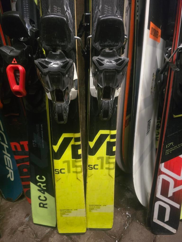 170cm VOLKL RACETIGER SC UVO GEVORDERD, Overige merken, 160 tot 180 cm, Ophalen of Verzenden, Zo goed als nieuw