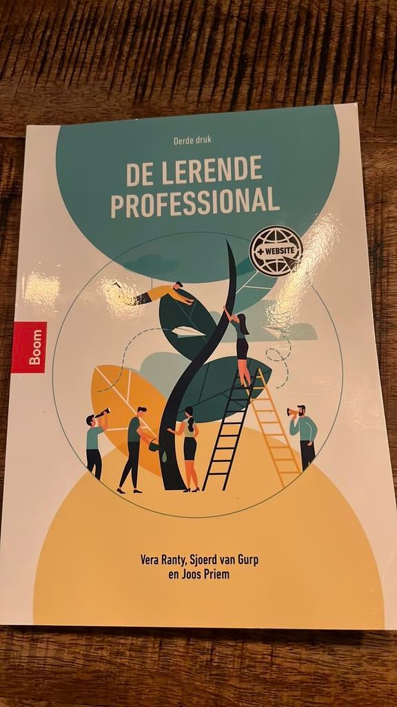 De lerende proffessional, Ophalen of Verzenden, Beta, Zo goed als nieuw, HBO
