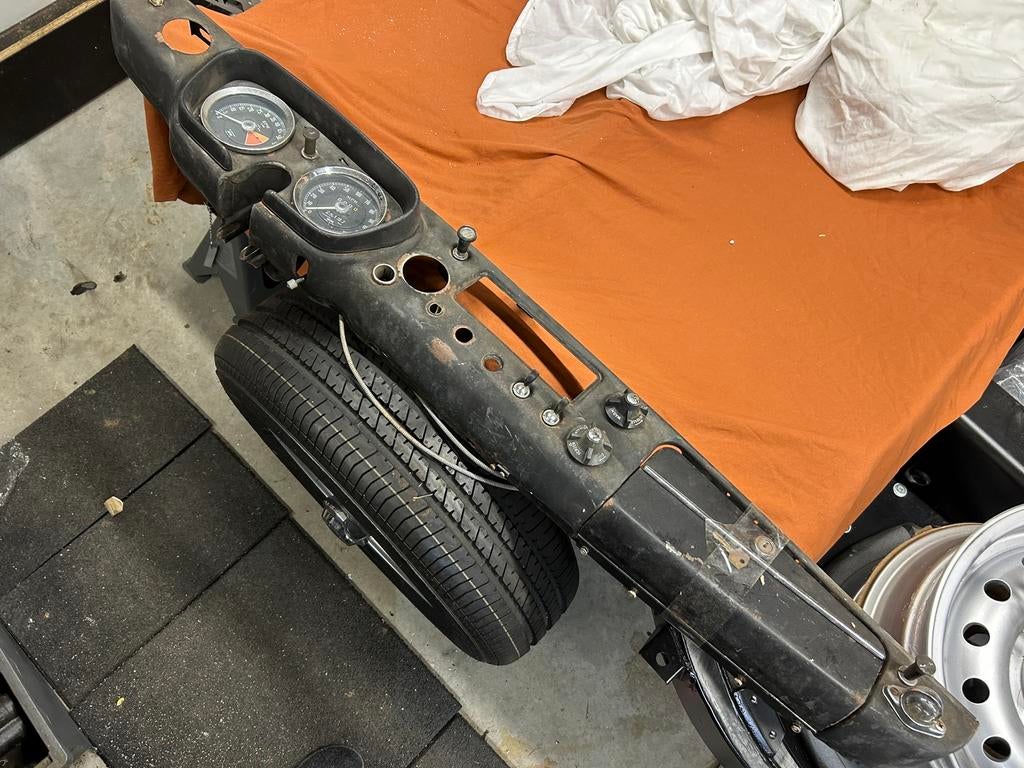 MGB stalen dashboard LEEG, Ophalen of Verzenden, Gebruikt, MG