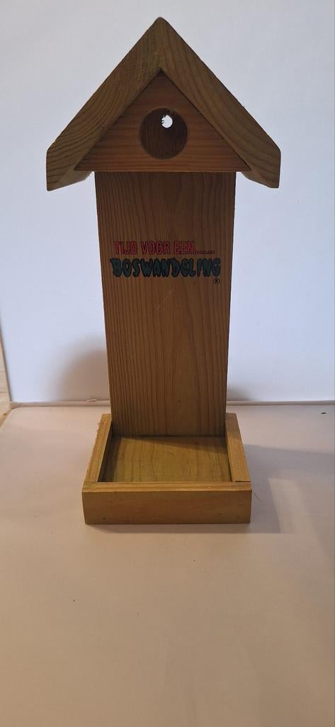 Boswandeling fleshouder groene tekst (14226), Gebruiksvoorwerp, ., Zo goed als nieuw, .