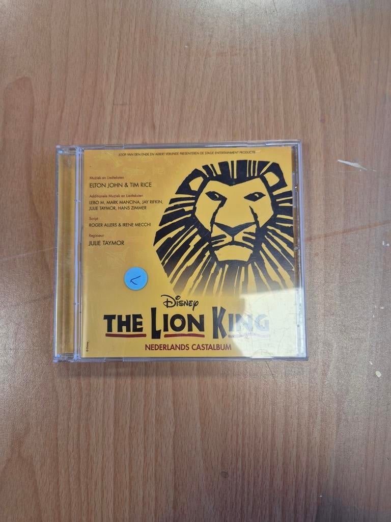 The Lion King - Nederlandse Castalbum CD, Cd's en Dvd's, Cd's | Filmmuziek en Soundtracks, Ophalen of Verzenden, Zo goed als nieuw