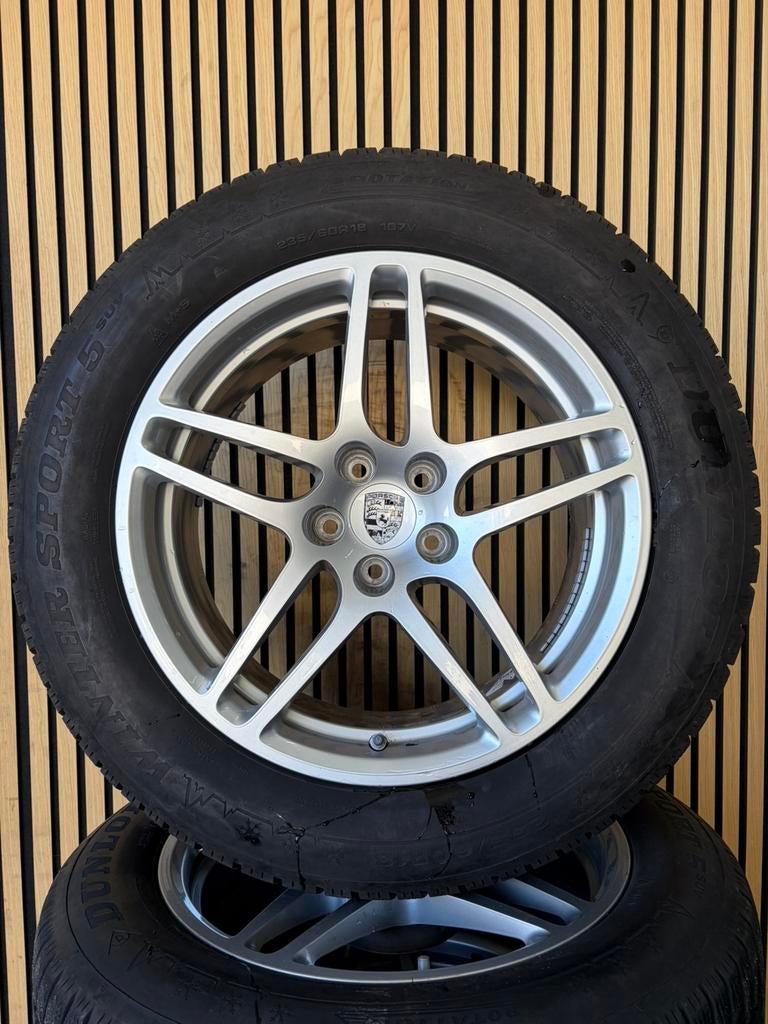 Originele 18” Porsche Macan Winterbanden Winterset, 18 inch, Gebruikt, ., Banden en Velgen