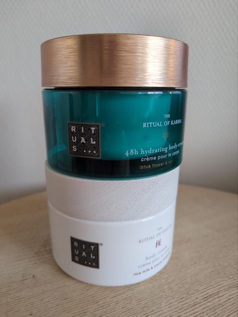 Nieuw! 2x body cream Rituals, Ophalen of Verzenden, Nieuw, Bodylotion, Crème of Olie