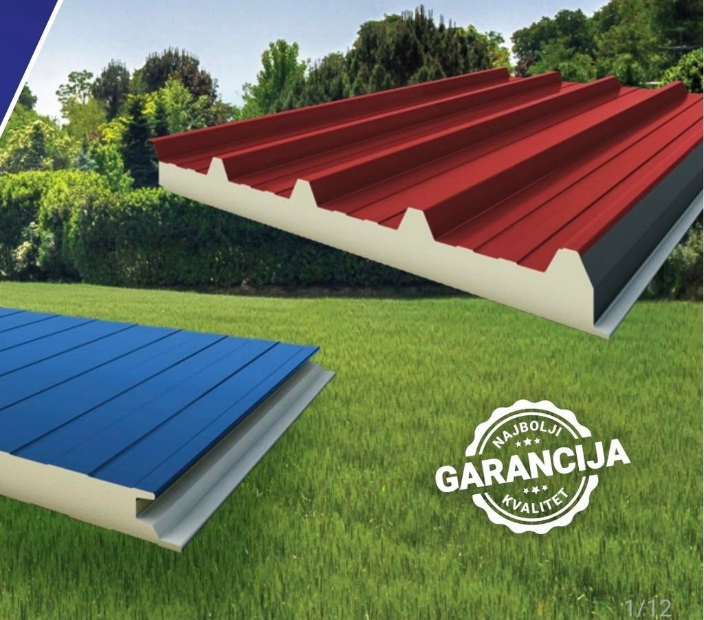 Wand en Dak panelen pir/pur sandwichpanelen, Doe-het-zelf en Verbouw, Platen en Panelen, Verzenden, Nieuw