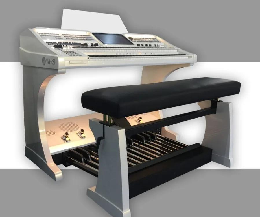 Wersi OAX 800 Parelmoer Wit - Demo Model, Muziek en Instrumenten, Orgels, Ophalen, Zo goed als nieuw, 2 klavieren, Orgel
