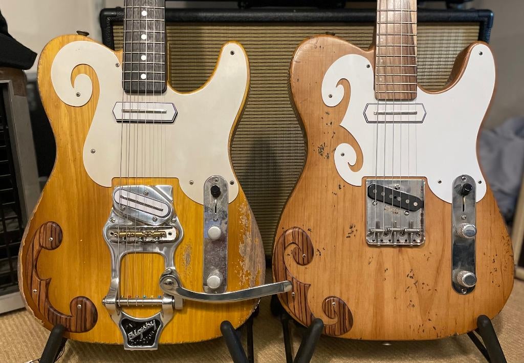 HAYRIDE Telecasters (w/Charlie Christian pickups), Ophalen, Nieuw, Solid body, Overige merken