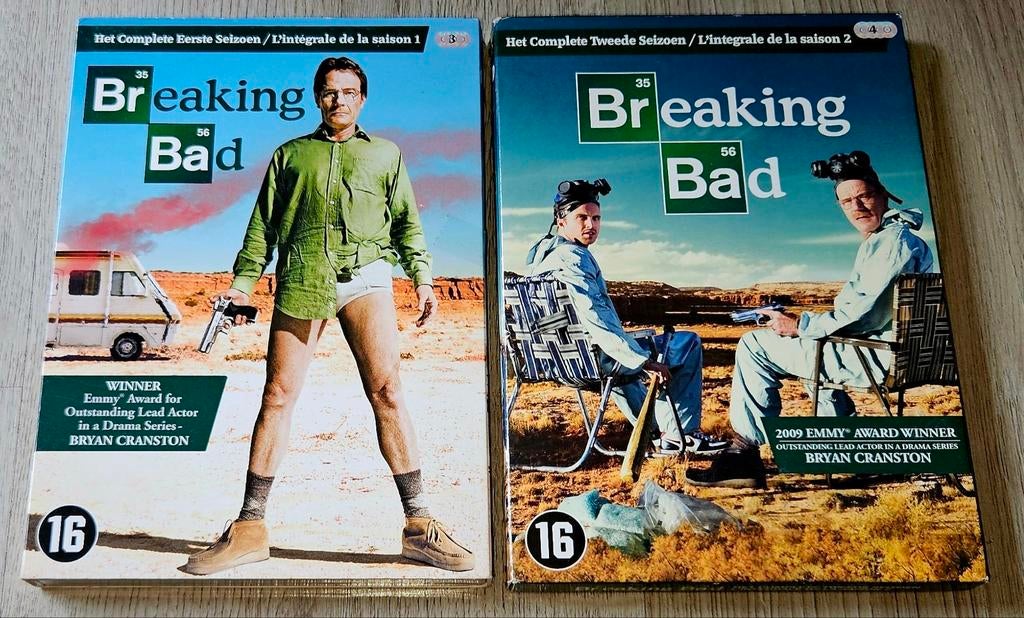 Breaking Bad - Seizoen 1 & 2 - 7 DVDs, Vanaf 16 jaar, Boxset, Drama, Ophalen of Verzenden