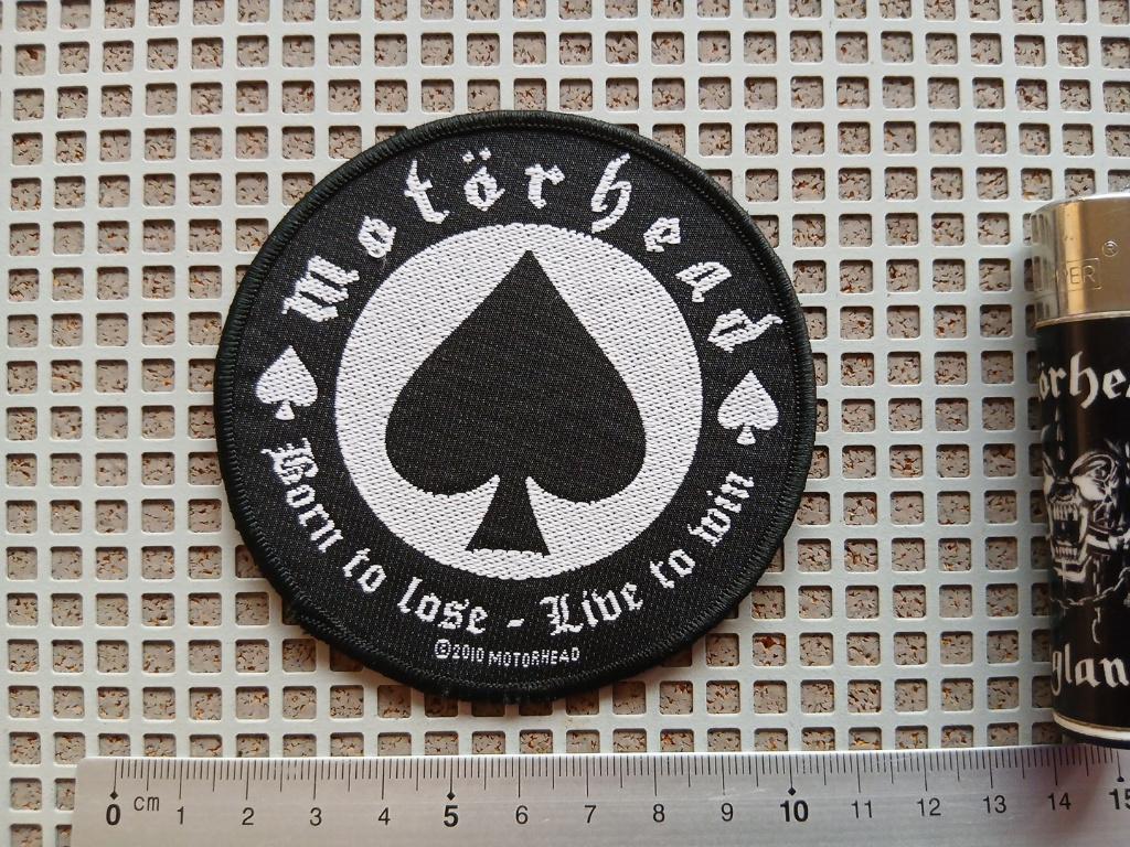 Motorhead erg mooie ronde born to lose 2010 patch 44, Verzenden, Nieuw, Kleding