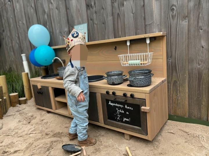 Buitenkeuken kind KDV Speelgoed Keuken Modderkeuken Aquaplay, Ophalen, Nieuw, Zandbak