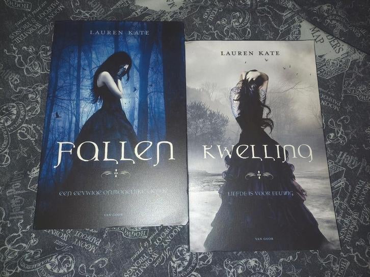 Lauren Kate: Fallen & Kwelling, paperback Nederlands, Ophalen of Verzenden, Gelezen
