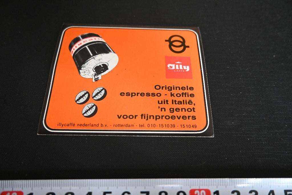 stickers Rotterdam ILLY caffé Nederland bv  Koffie *, Ophalen, Zo goed als nieuw