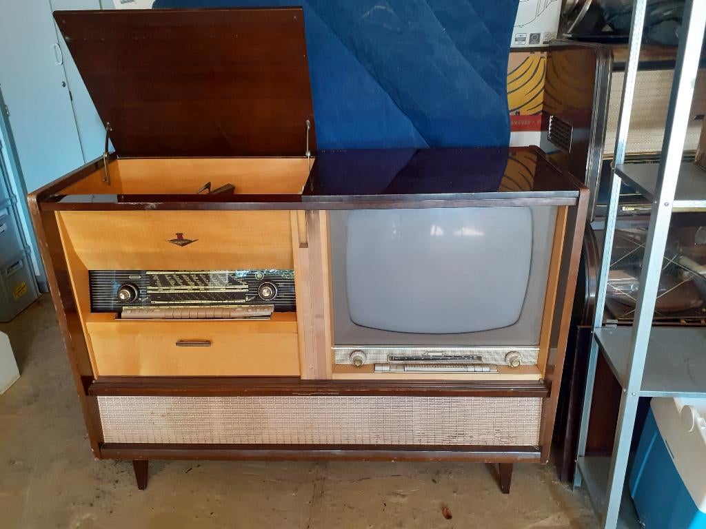 radiomeubel, Antiek en Kunst, Antiek | Tv's en Audio, Ophalen