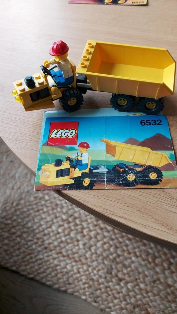 Lego 6532: Gele Kiepwagen, Ophalen of Verzenden, Gebruikt, Complete set, Lego