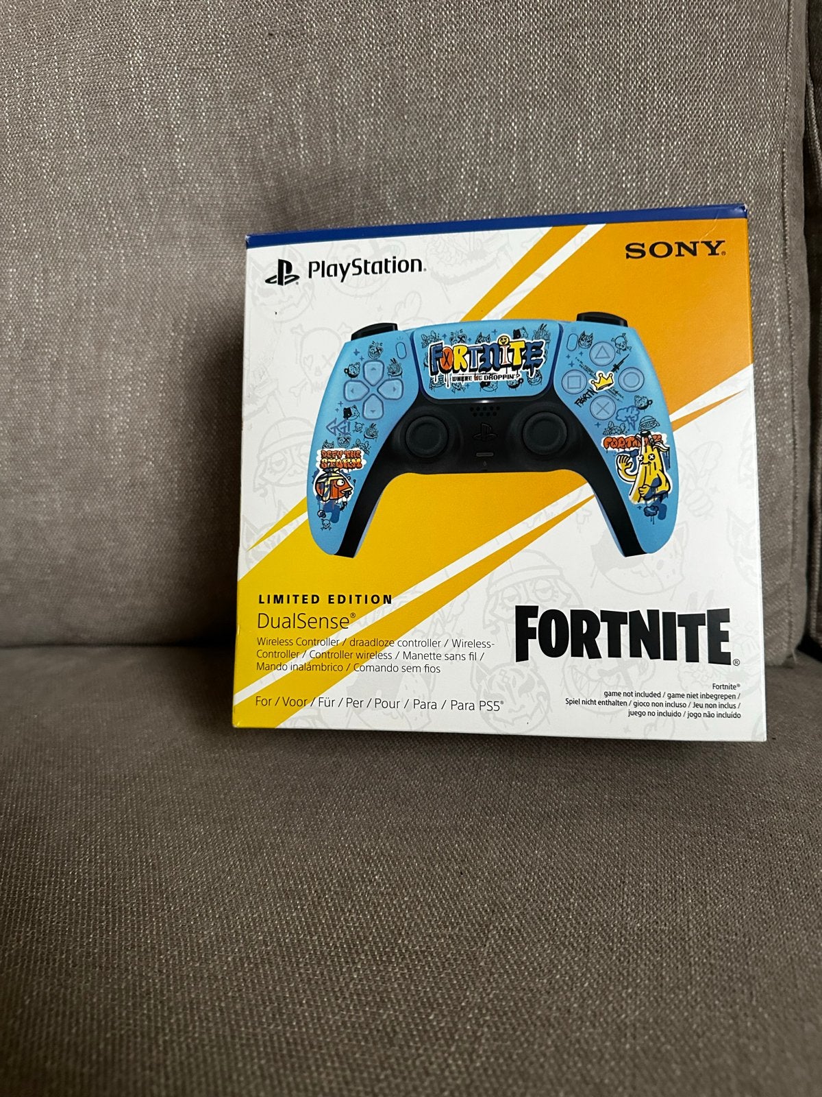 Limited Edition Fortnite DualSense Controller PS5, Spelcomputers en Games, Games | Sony PlayStation 5, Ophalen, Zo goed als nieuw
