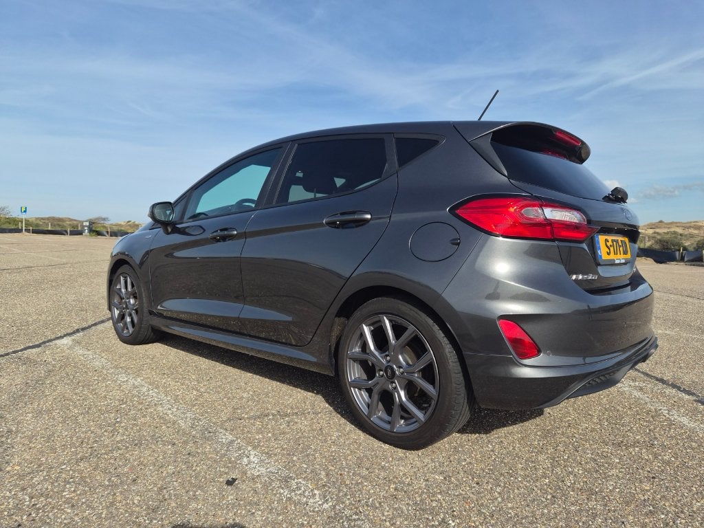Ford Fiësta 1.0 ST-line, Ecoboost Hybrid 125pk + Winterpack, Voorwielaandrijving, Dealer onderhouden, Stof, 49 €/maand