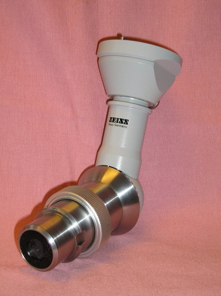 Carl Zeiss medisch binocolaire meekijker, Audio, Tv en Foto, Optische apparatuur | Microscopen, Verzenden, Zo goed als nieuw, Minder dan 400x