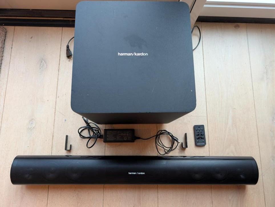 Harman Kardon SB26 Soundbar met draadloze subwoofer, Ophalen, Bluetooth, Gebruikt