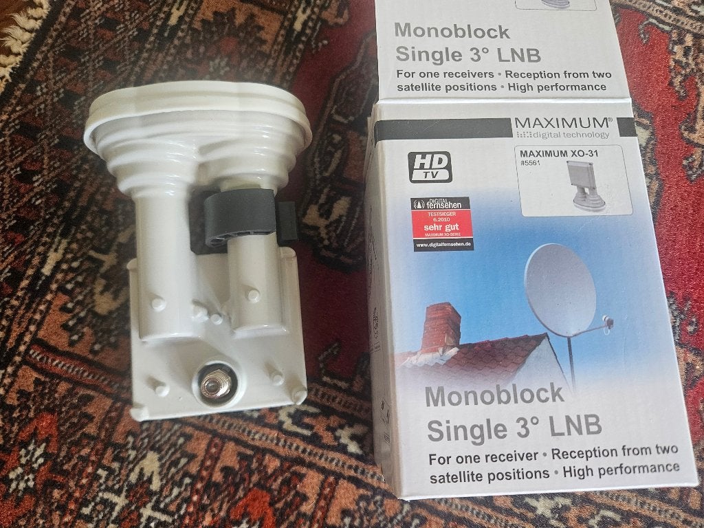 Satelliet ontvanger met dubbele kop, Ophalen, Nieuw, (Schotel)antenne, Overige merken