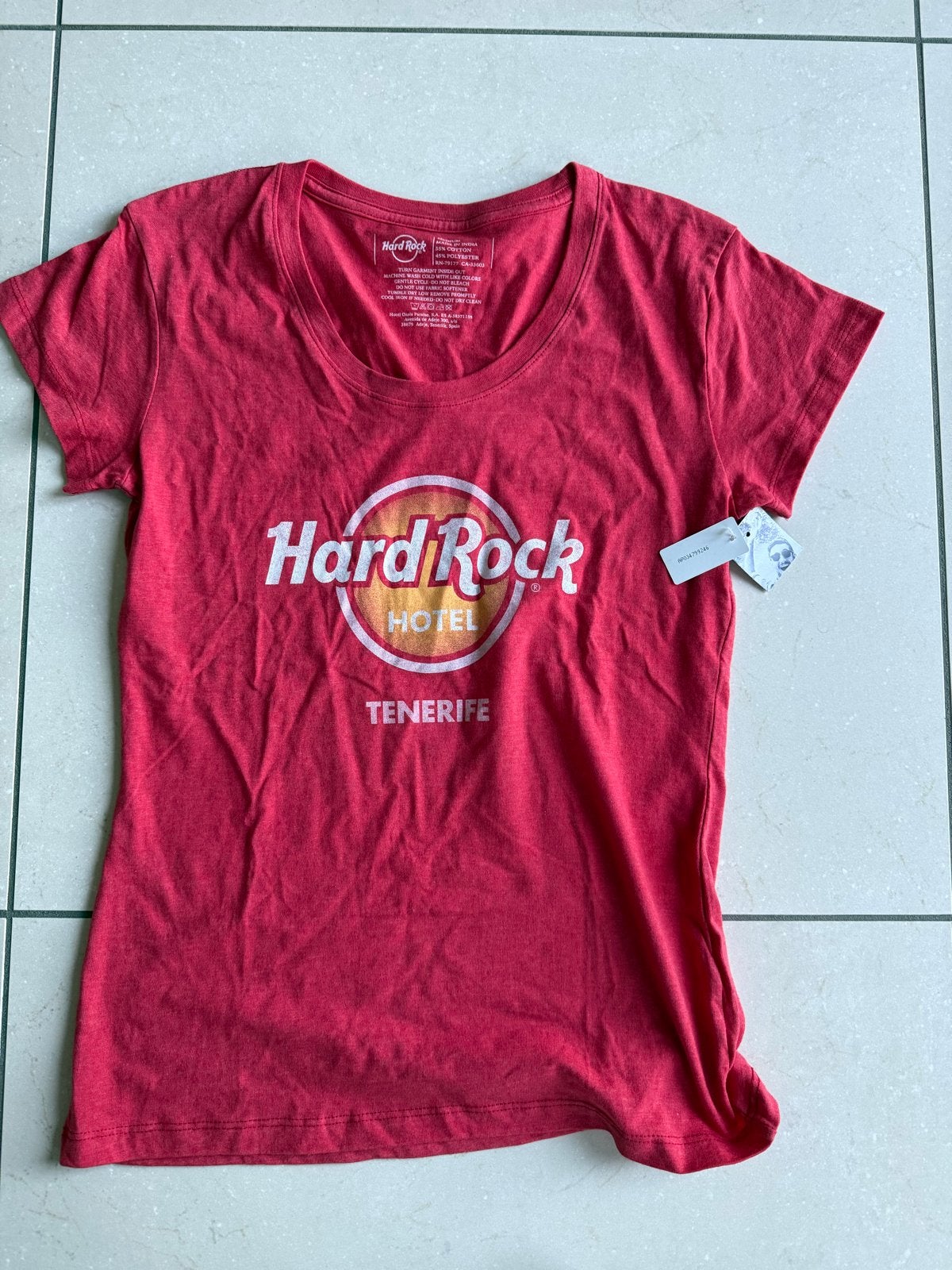 Hard Rock Hotel Tenerife T-shirt - Nieuw met kaartjes, Ophalen, Nieuw, Korte mouw, Maat 36 (S)