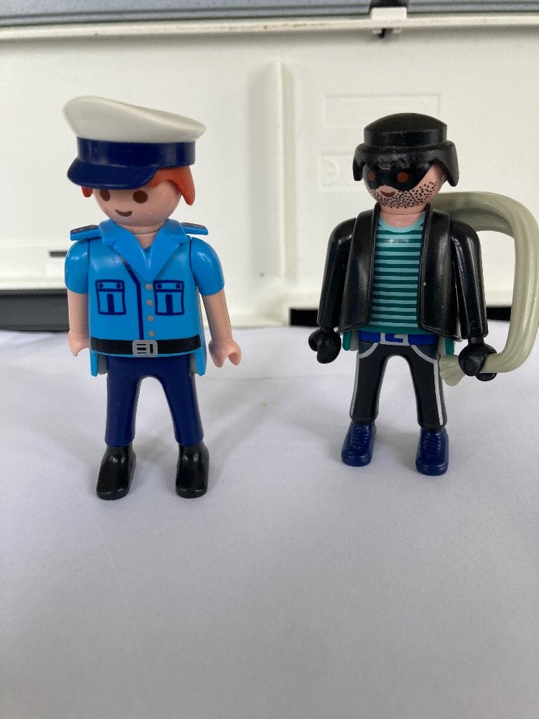 Playmobil politie en boef, Ophalen of Verzenden, Gebruikt