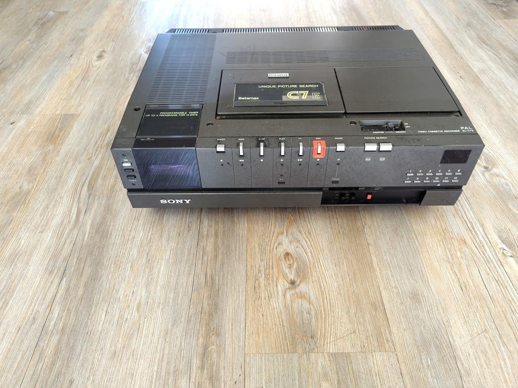 Sony Betamax Videorecorder SL-C7E - Vintage PAL, Ophalen, Gebruikt, Betamax-speler of -recorder