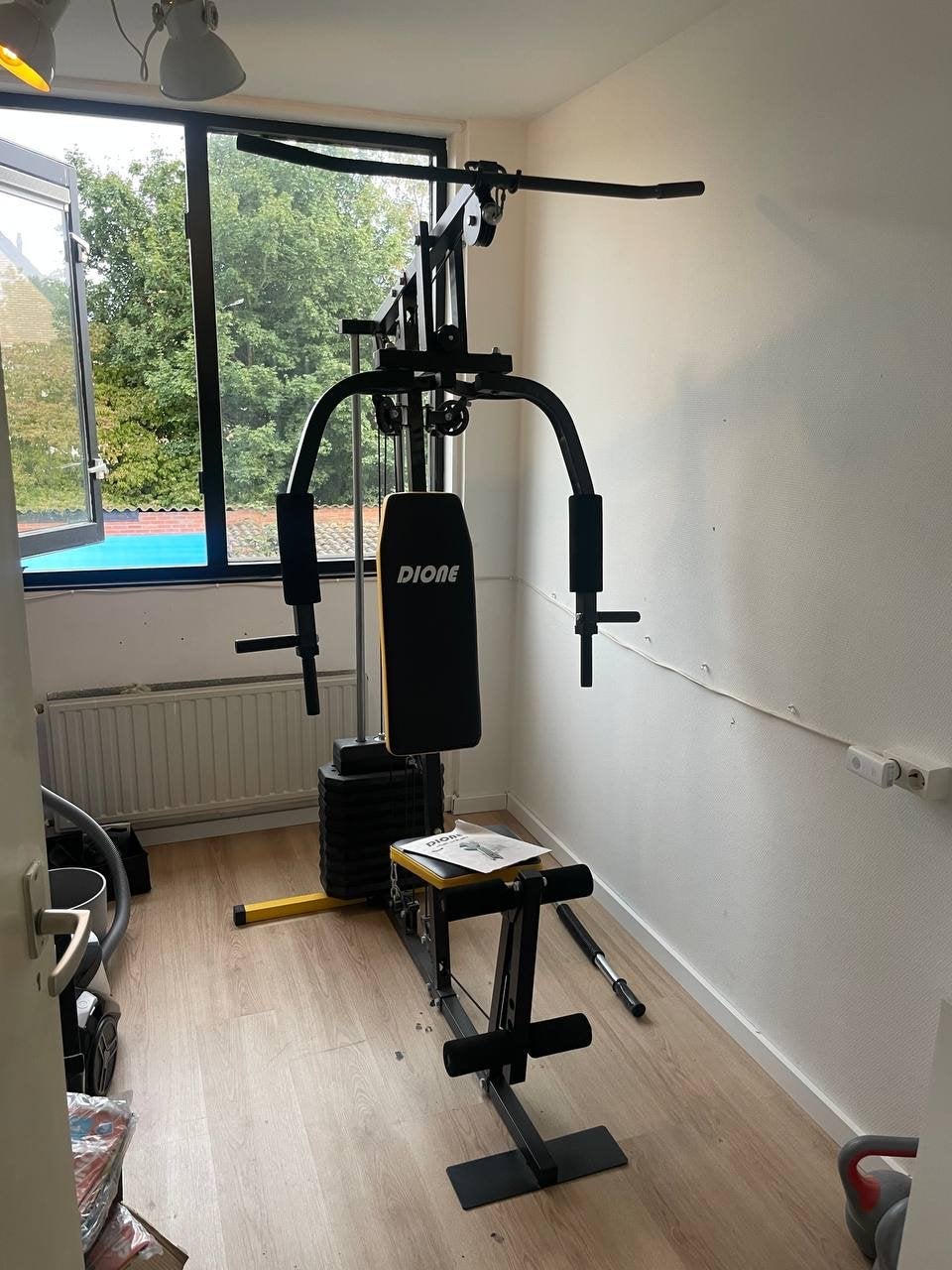 Dione Krachtstation Home Gym HG2 - heel weinig gebruikt, Ophalen, Krachtstation, Armen, Zo goed als nieuw
