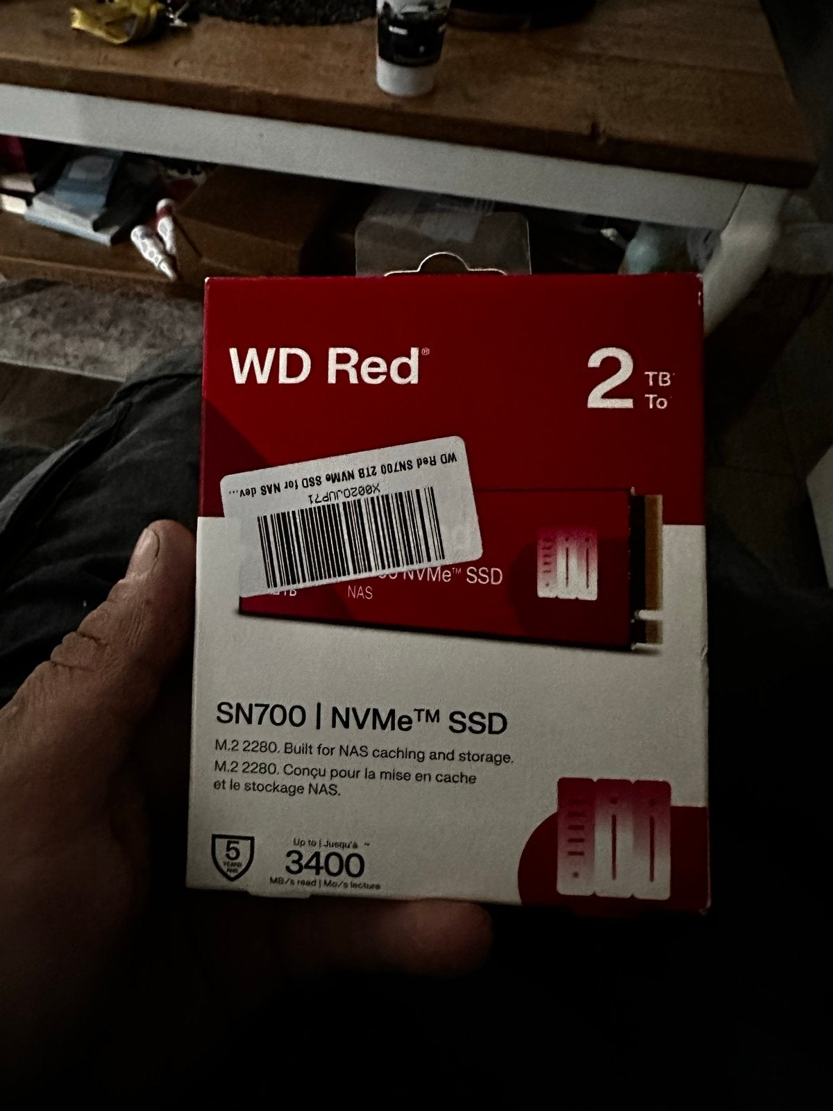Western Digital WD Red SN700 NVMe SSD 2TB M.2 2280, Computers en Software, Ophalen, Intern, Server, SSD