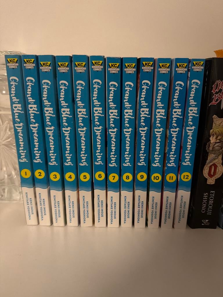 Grand Blue Dreaming Manga Serie - Deel 1 t/m 12, Boeken, Ophalen of Verzenden, Zo goed als nieuw