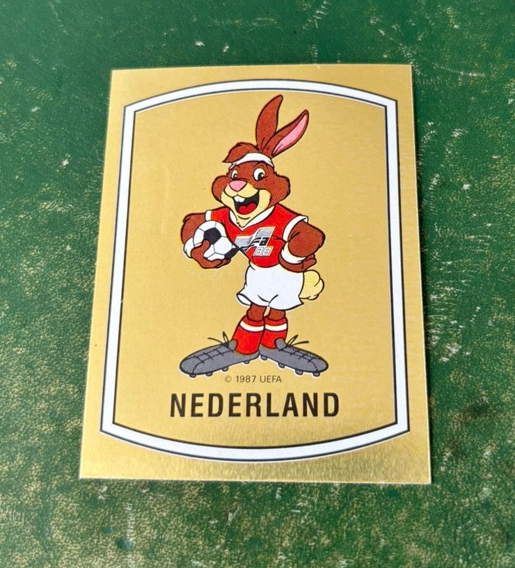 Panini plaatje Berni Nederland Euro 88, Ophalen of Verzenden, Zo goed als nieuw