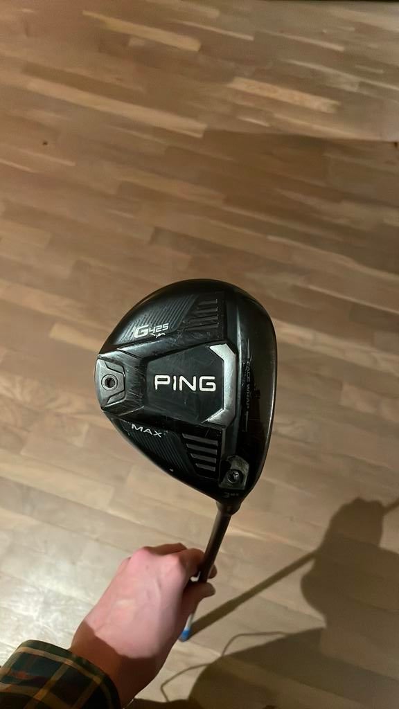 Ping g425 max 3 wood stiff shaft, Sport en Fitness, Golf, Ophalen, Zo goed als nieuw, Club, Ping