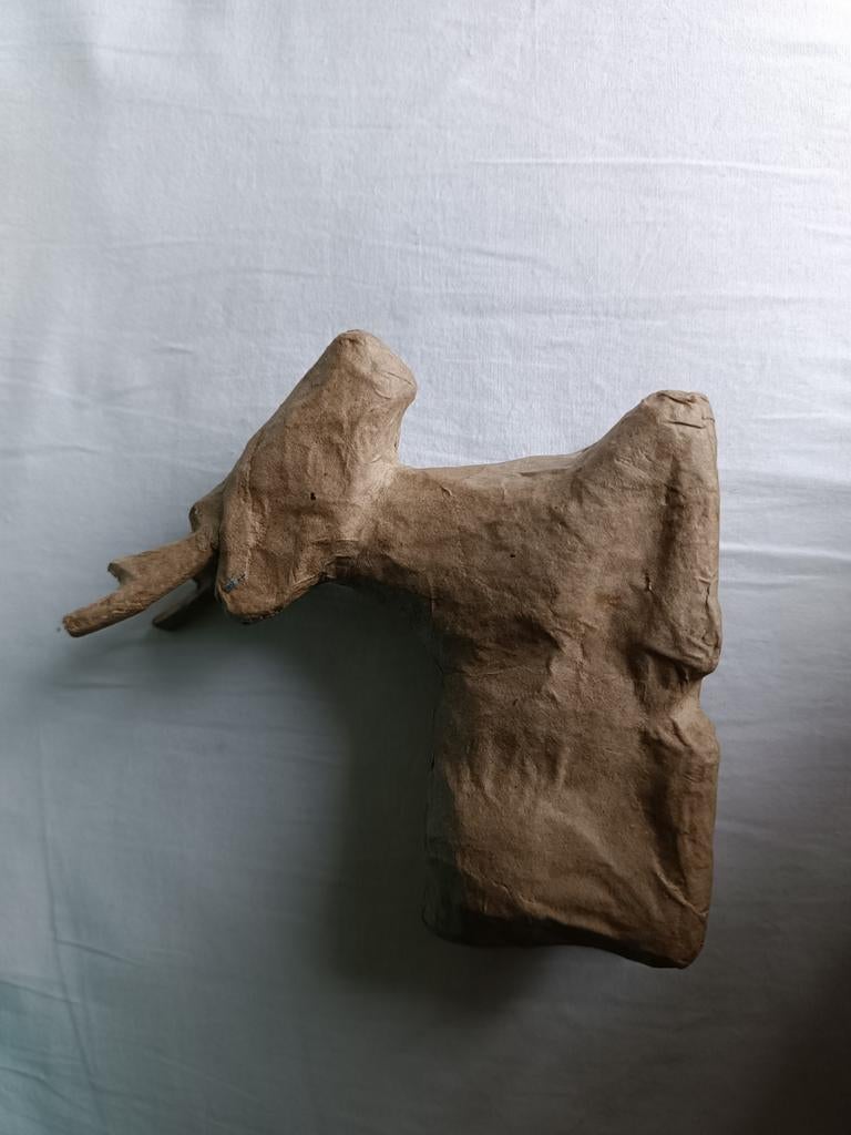 Papier mache hert, Ophalen of Verzenden, Nieuw