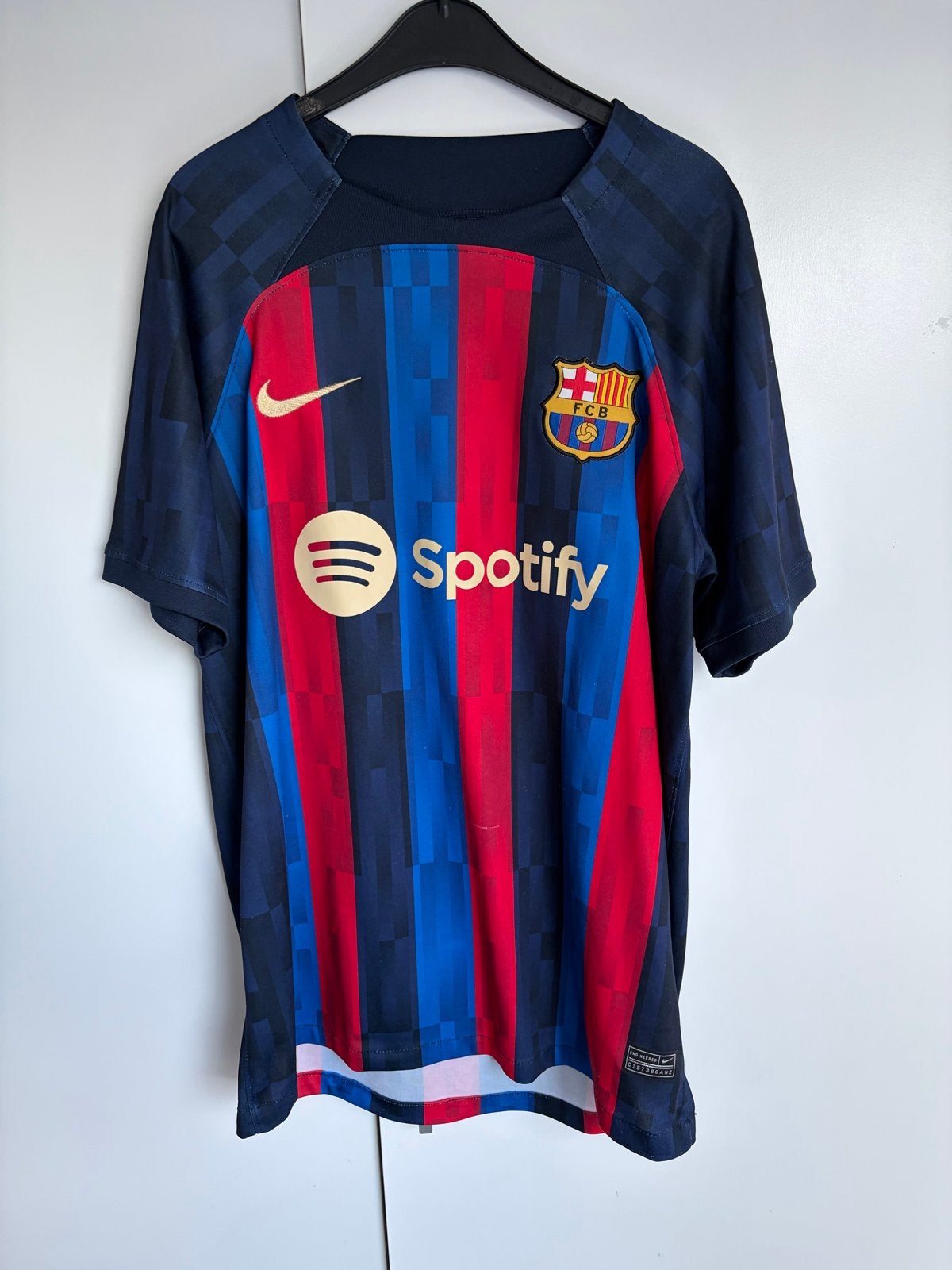 Gloednieuwe FC Barcelona Thuisshirt 2022/2023 Messi 10, Maat 52/54 (L), Meerkleurig, Nieuw, Ophalen of Verzenden