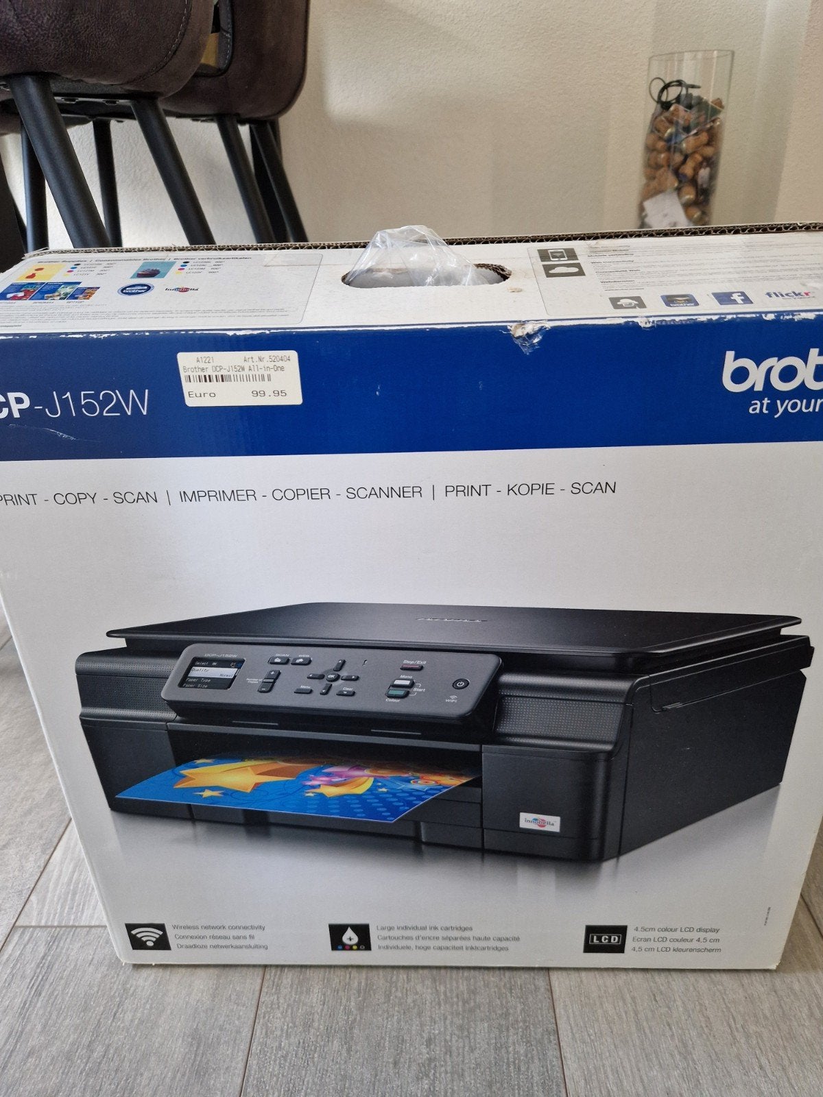 Brother DCP-J152W Printer, Ophalen, Nieuw