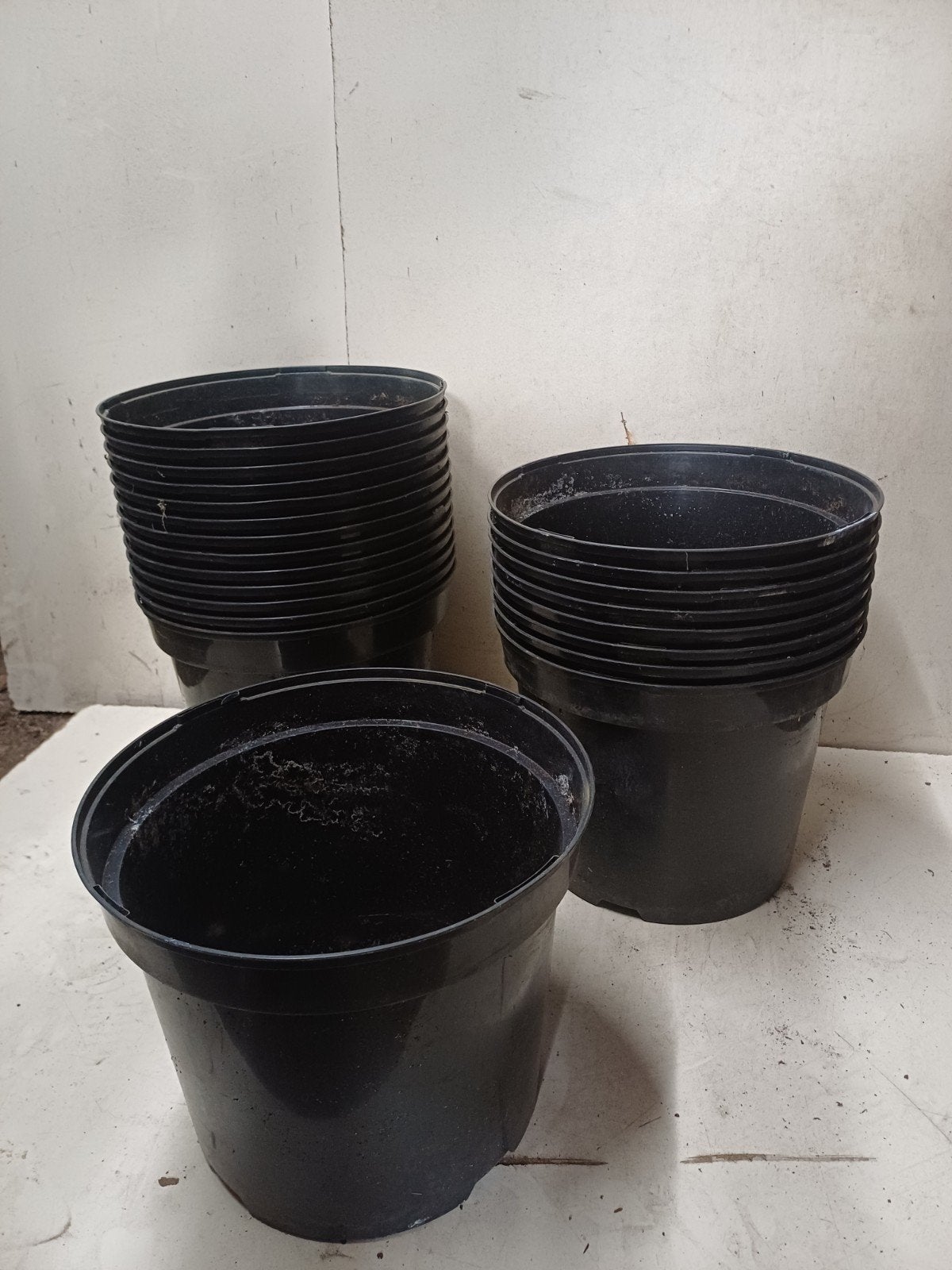 Kweekpotten plantenpotten bloempotten 7,5 liter, Kunststof, Gebruikt, Rond, Ophalen of Verzenden