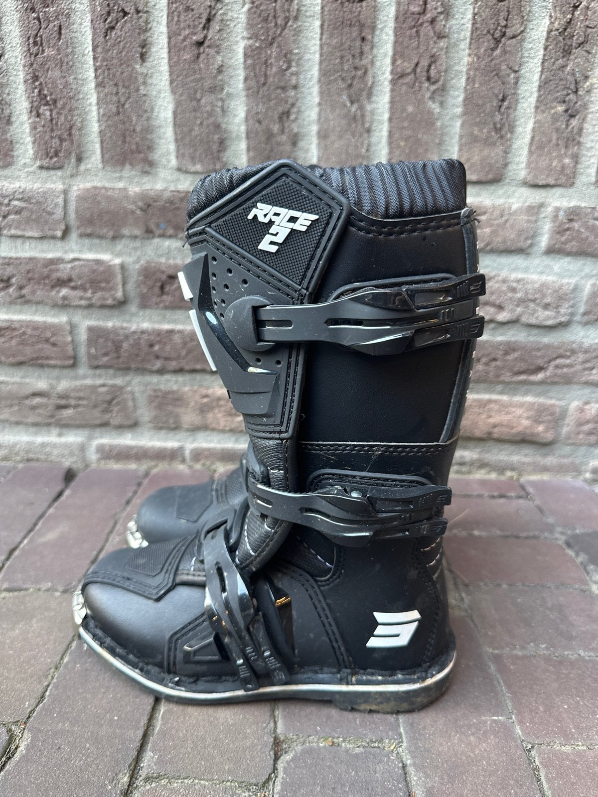 Shot Race Gear motorcrosslaarzen maat 33, Motoren, Ophalen of Verzenden, Tweedehands, Kinderen, Laarzen