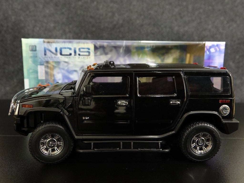 HighWay 61 1:18 Hummer H2 NCIS zwart, Overige merken, Auto, Onbekend, Nieuw