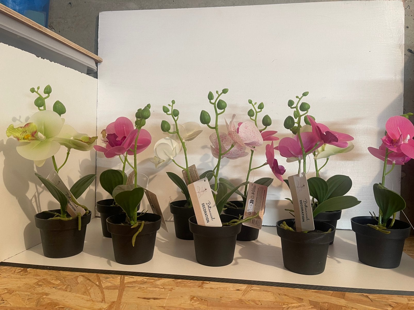 Orchideeën kunstplant, Binnen, Roze, Kunstplant, Nieuw