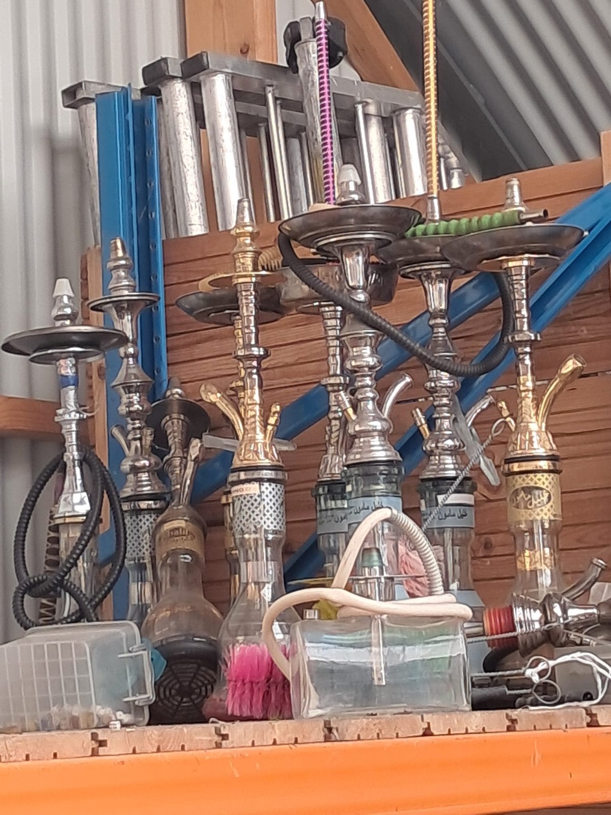 Waterpijp shisha met accesoires, Verzamelen, Ophalen of Verzenden, (Water)pijp