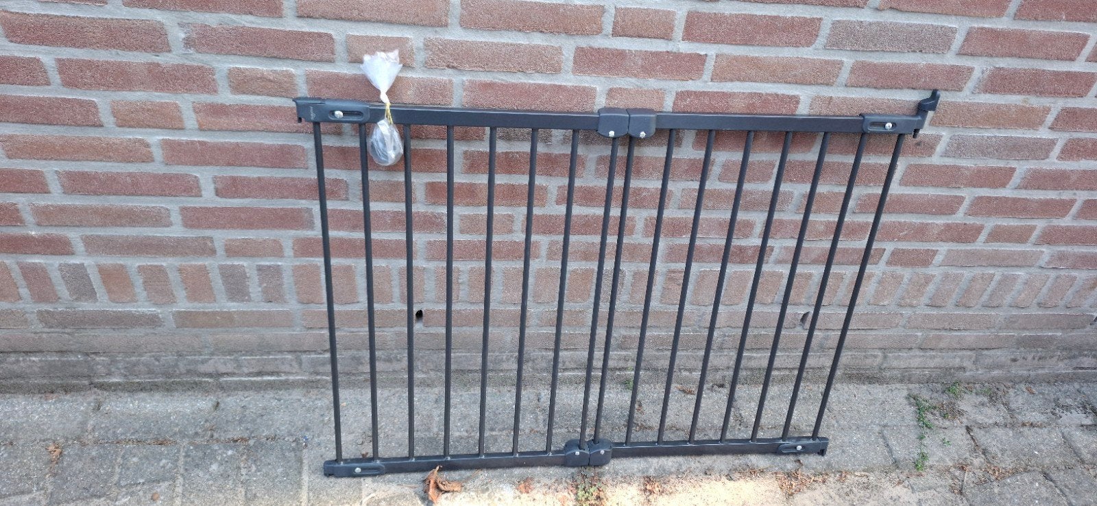 Babydan traphekje antaciet verstelbaar, Ophalen, Zo goed als nieuw, Metaal of IJzer, Minder dan 100 cm
