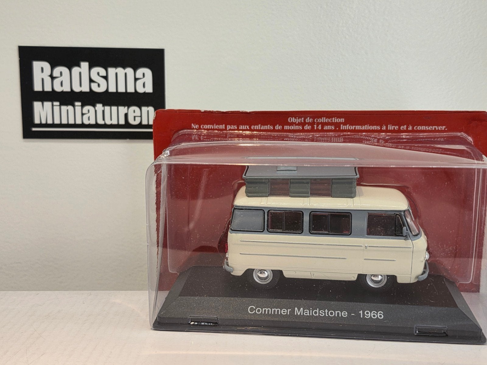Commer maidstone 1966 Camper - 1:43 Ixo/Altaya, Overige merken, Auto, Nieuw, Ophalen of Verzenden