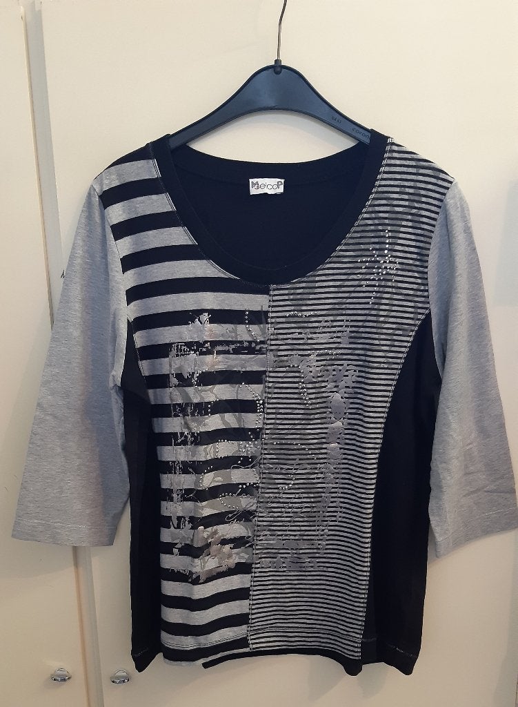 Shirt van Gelco maat 42 in zwart/grijs, Overige kleuren, Gelco, Maat 42/44 (L), Ophalen of Verzenden