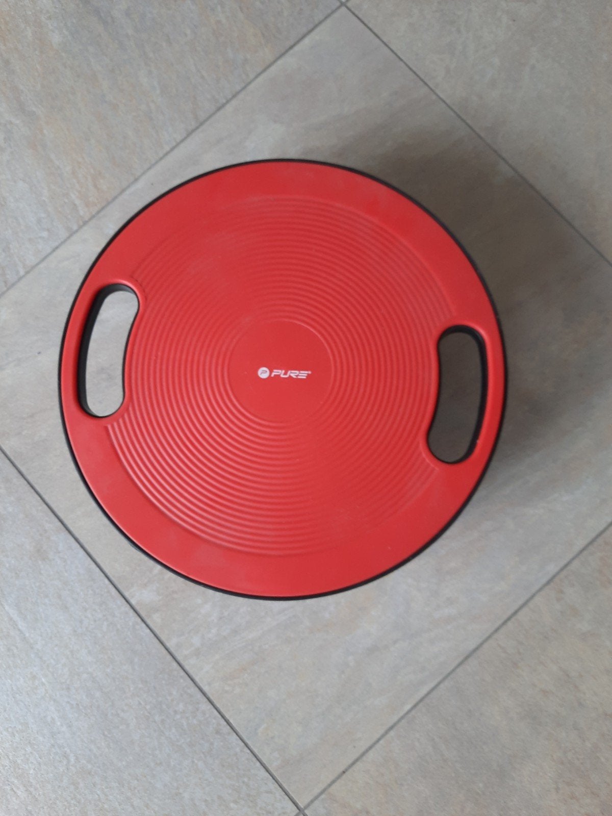 Pure Balansbord - Rood/Zwart, Ophalen, Zo goed als nieuw, Benen, Balansbord