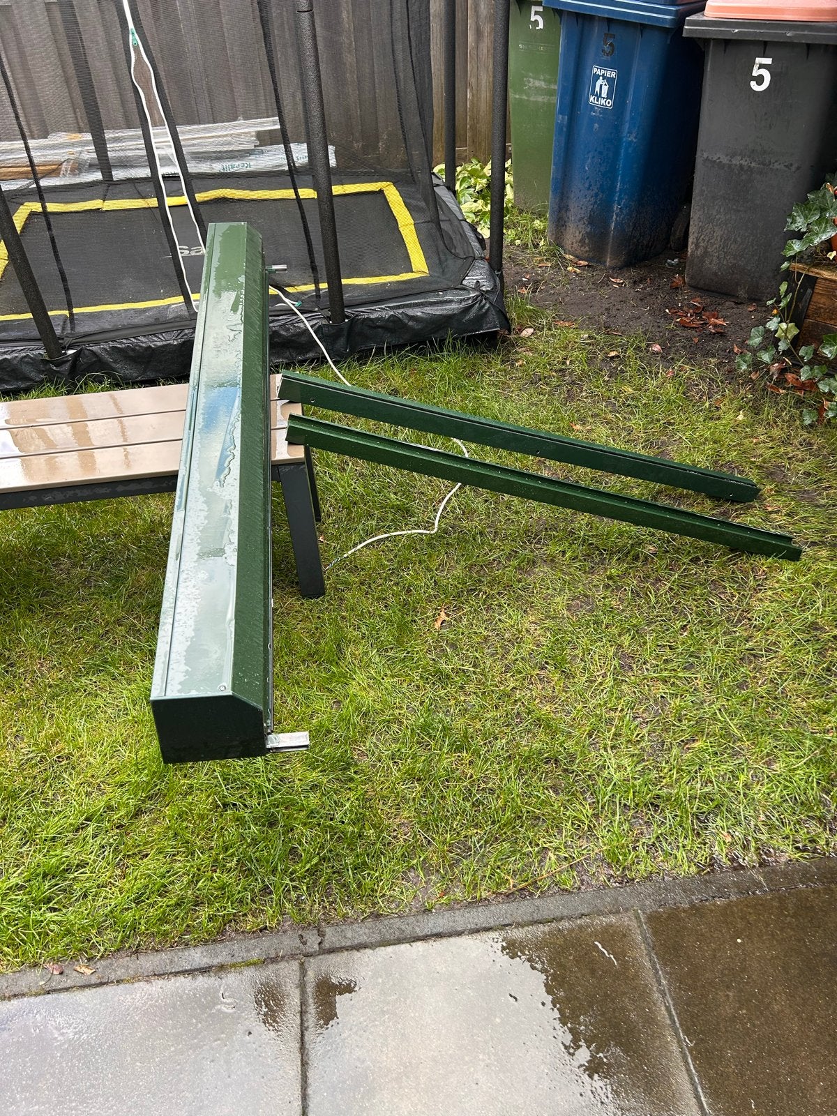 Rolluik elektrisch, Doe-het-zelf en Verbouw, Rolluiken, Ophalen, Gebruikt, Overige kleuren, 150 tot 200 cm